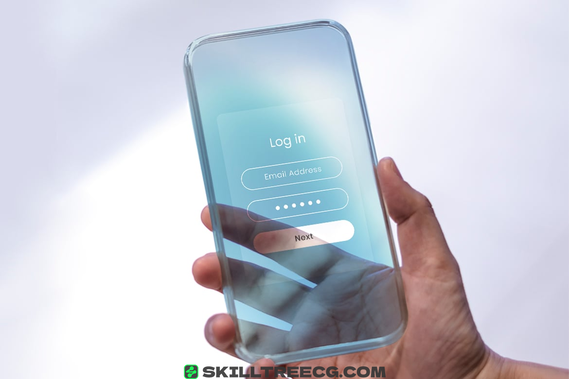 图片[2]-Future tech phone screen mockup transparent shell（579859）-技能树